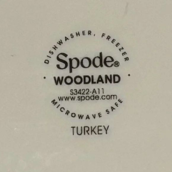 Spode Woodland Turkey platter - Picture 3 of 5